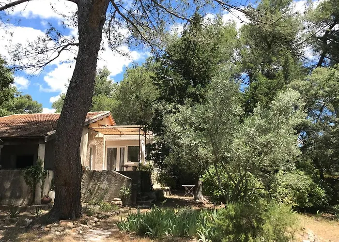 Loumaset-agreable Petite Maison-garrigues De Nîmes